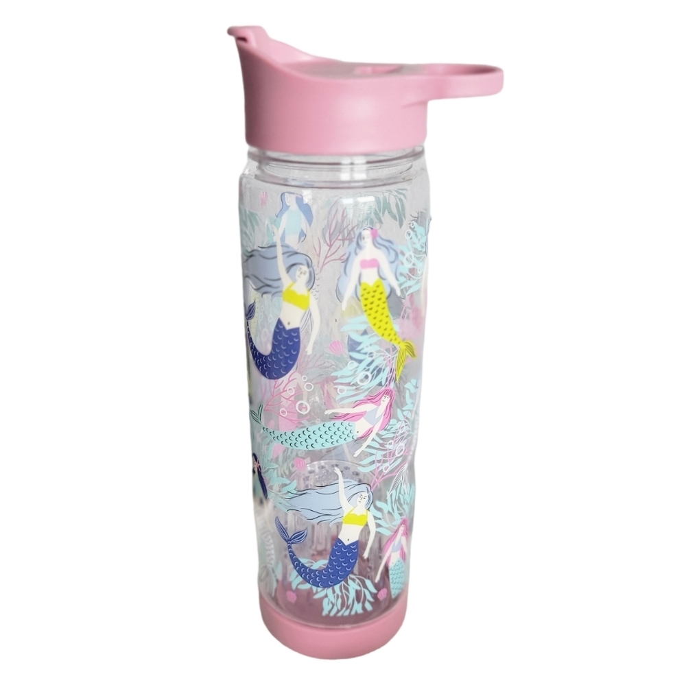 NWOT Molly & Rex BPA Free Plastic Mermaid Waterbottle With Infuser 23.6 Oz - Picture 2 of 5